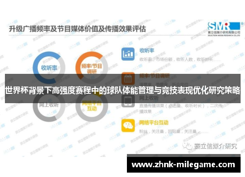 世界杯背景下高强度赛程中的球队体能管理与竞技表现优化研究策略